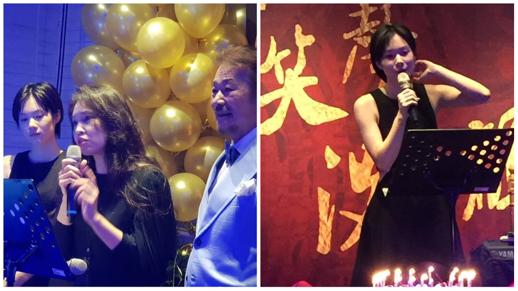 (右圖)施明德的二女兒施笳。圖/施明德 臉書