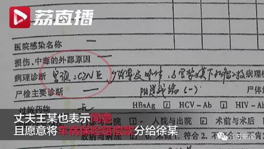 警方深入追查,吳女罹患子宮頸癌,疑似尋死才計畫這起車禍案件。(圖/翻攝自雪花新聞)