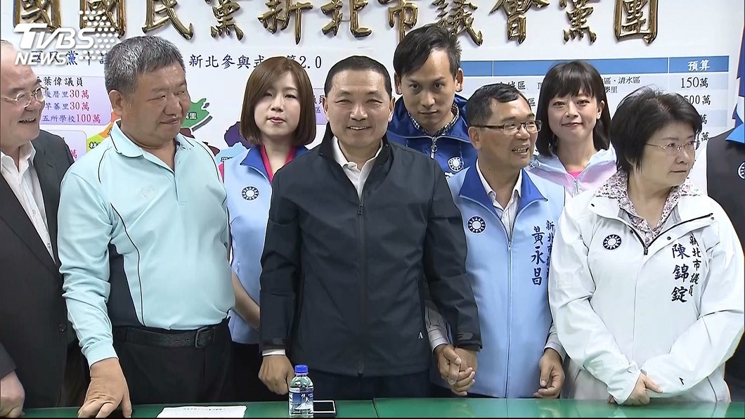 國民黨新北民調曝光 侯友宜大勝周錫瑋20個百分點