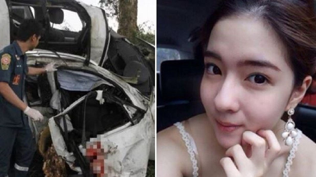 泰國女星驚傳車禍身亡。圖／翻攝自《泰國郵報》