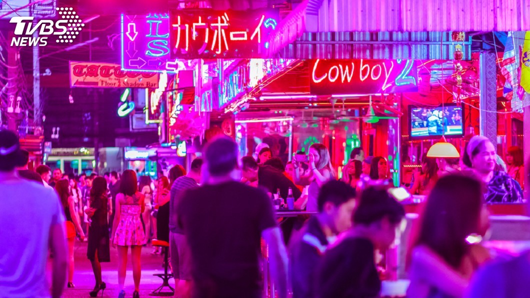 位在曼谷的牛仔街，是泰國有名的紅燈區。示意圖／TVBS 台女遊泰按摩遭性侵　「牛仔街」當地人也不敢去