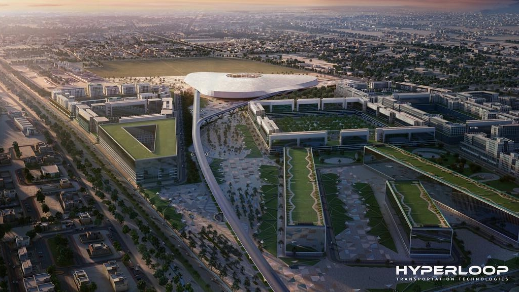 圖/翻攝自Hyperloop Transportation Technologies臉書