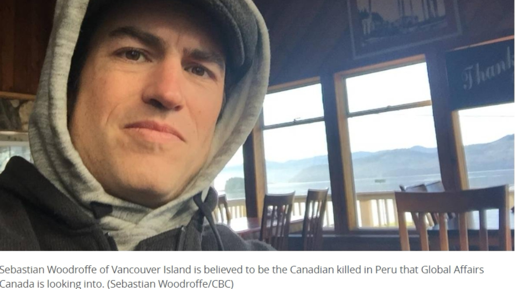 遭私刑虐死的加拿大籍男子伍德羅夫。圖/翻攝自CBC