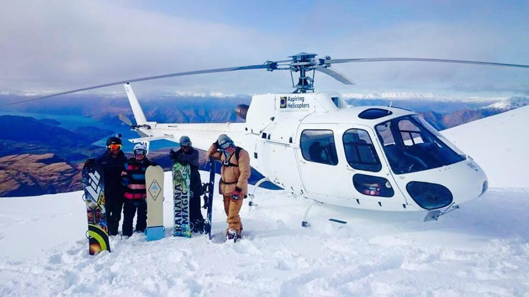 駕駛私人飛機去滑雪。圖/翻攝自Brendan Baker臉書
