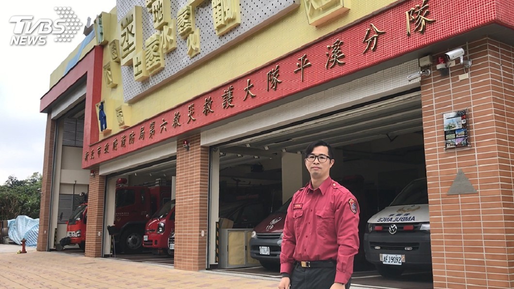 蔡易霖說他很喜歡這份工作。圖/記者朱姵慈攝