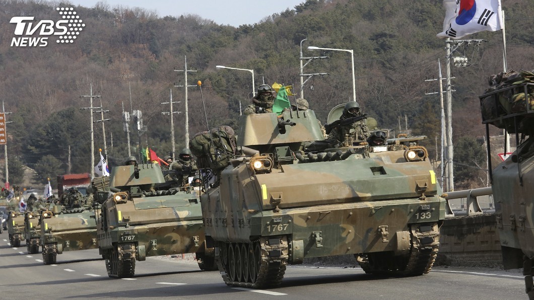 圖／達志影像美聯社 營造兩韓和諧氛圍　韓美年度軍演低調落幕