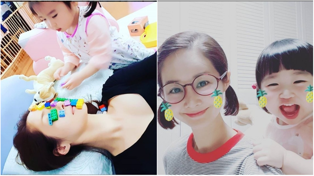 金佳妍卵巢還被亂摘除導致不易受孕，幸好後來生下2個可愛女兒。圖／金佳妍Instagram