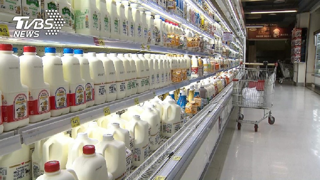 量販店牛奶示意圖／TVBS資料照