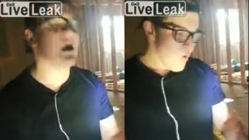 男子還是忍不住痛到大叫。圖/翻攝自Liveleak
