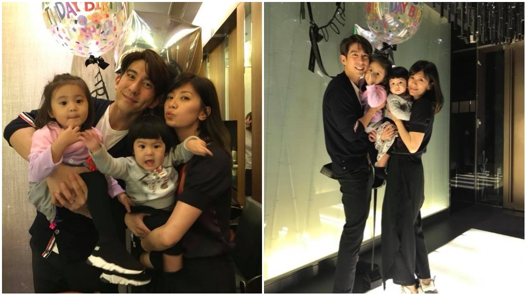 賈靜雯與修杰楷結婚生下一對女兒咘咘、BO妞,一家人相當幸福。 圖/賈靜雯臉書