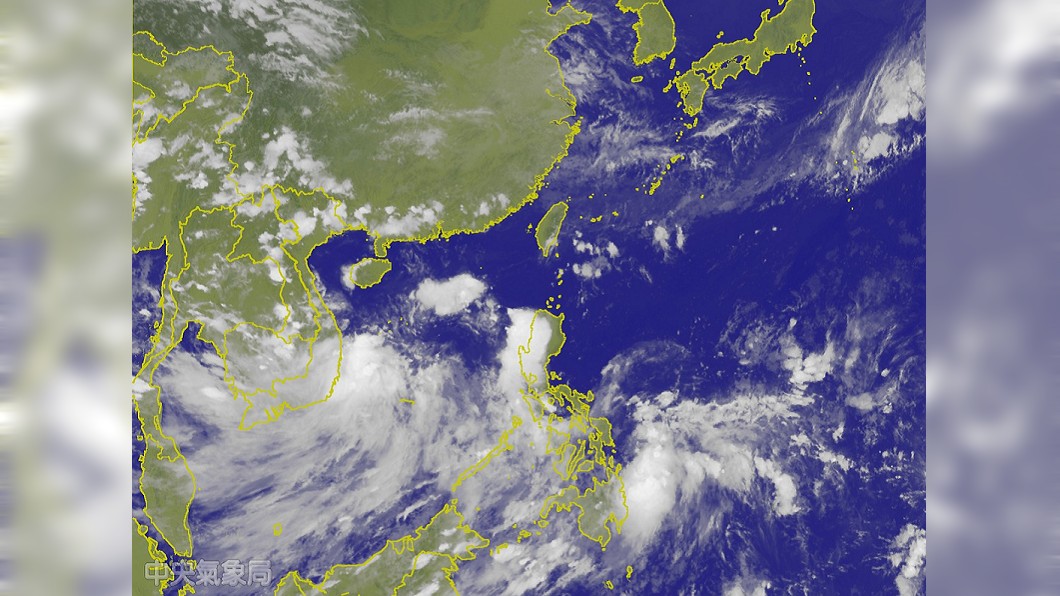 6月2日晚間1900衛星雲圖。圖／中央氣象局