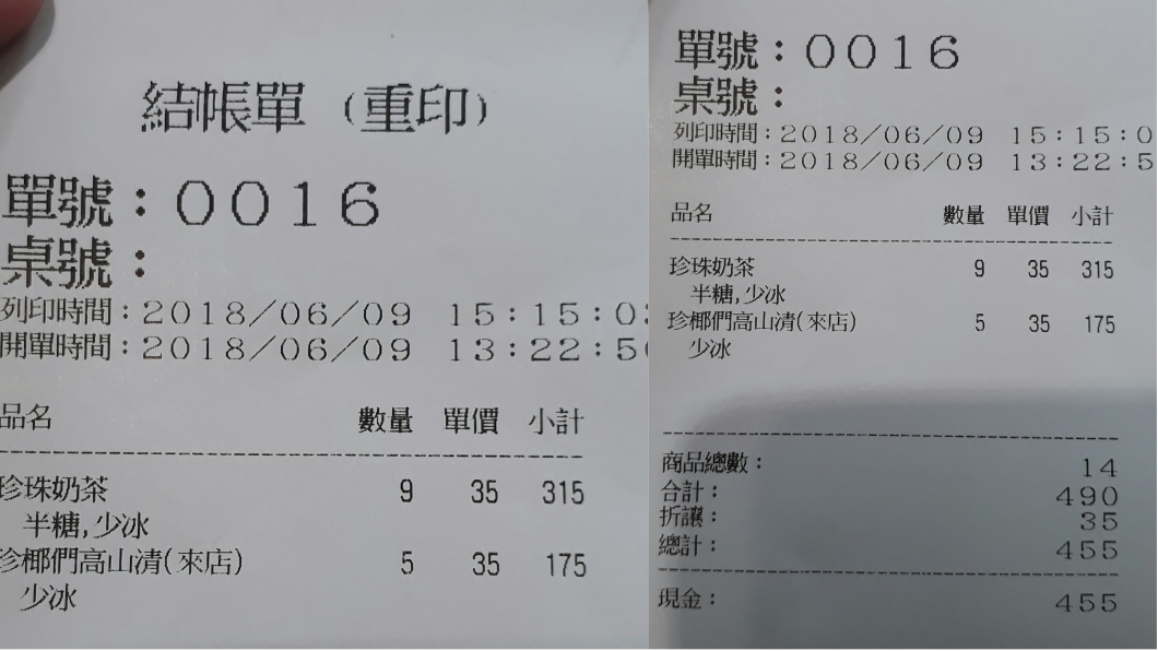 14杯飲料已有折價。圖/翻攝自dcard