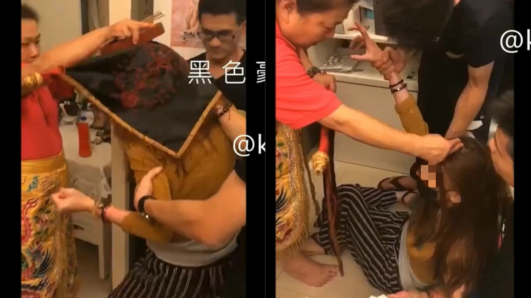 翻白眼爆「男吼聲」!中邪女身分曝 曾遇恐怖情人登媒體
