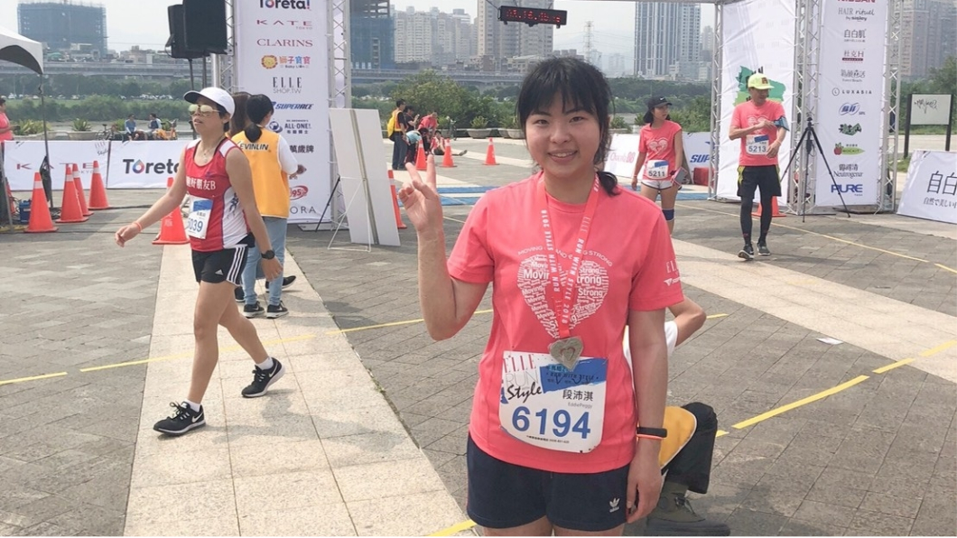 喜歡跑步的段沛淇,一股腦把情傷、屢戒不掉的安眠藥一次甩個乾淨。圖/段沛淇提供