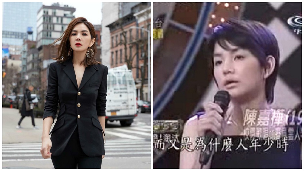 變化最大的應屬Ella了,當年小男孩短髮模樣,現在已經是辣媽。(圖/合成照,翻攝自S.H.E臉書粉絲團和陸網)