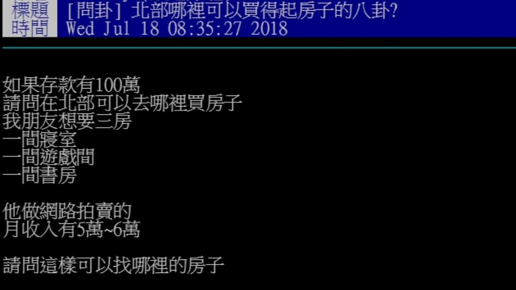 圖/翻攝自PTT