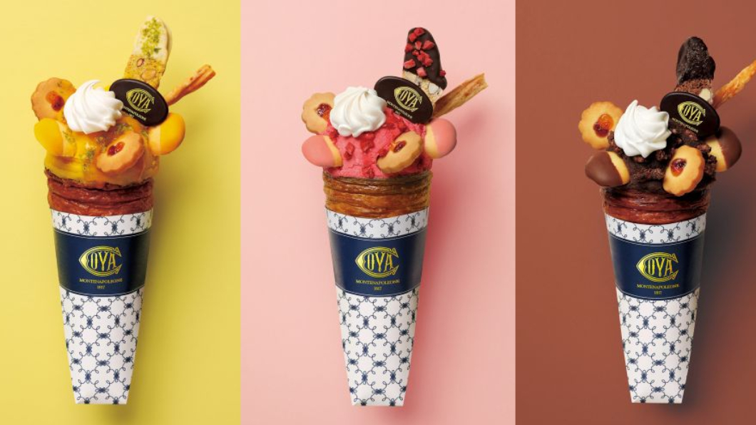 圖／COVA 打卡系甜品「可頌甜筒冰淇淋」第2支1元搶七夕商機！　
