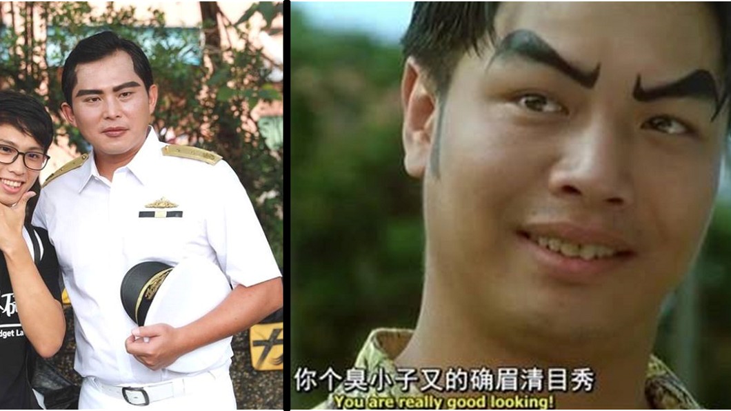 網友在黃國昌貼文下留言表示,神似電影《百變星君》的「黃小虎」。圖/翻攝臉書