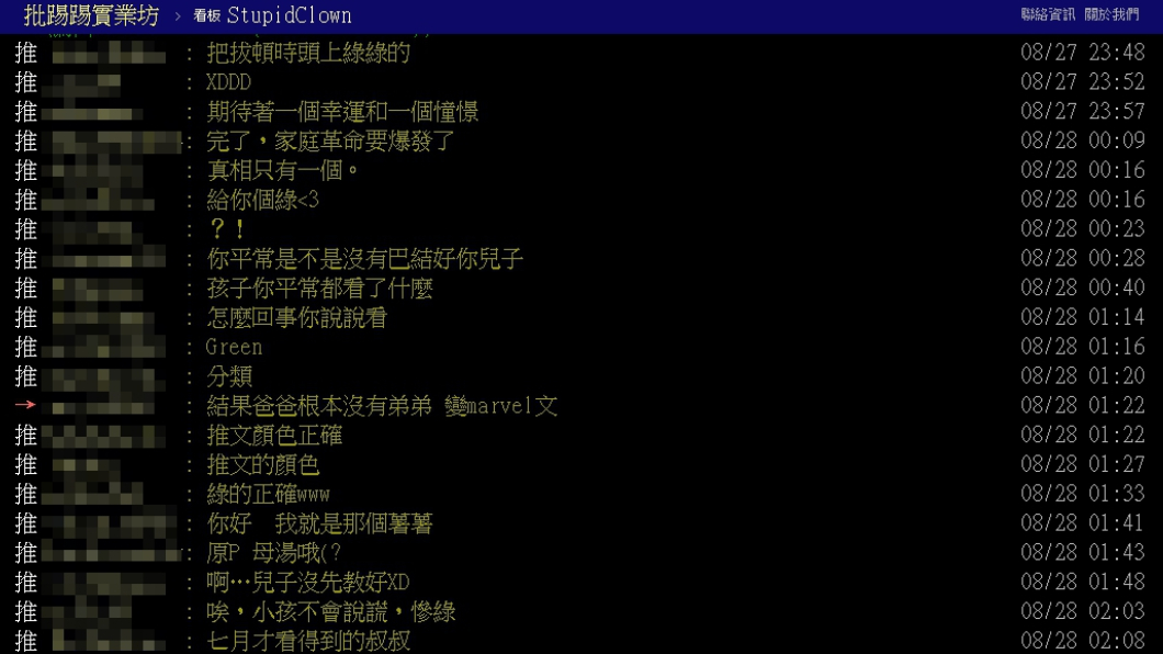 網友留言。圖/翻攝自PTT