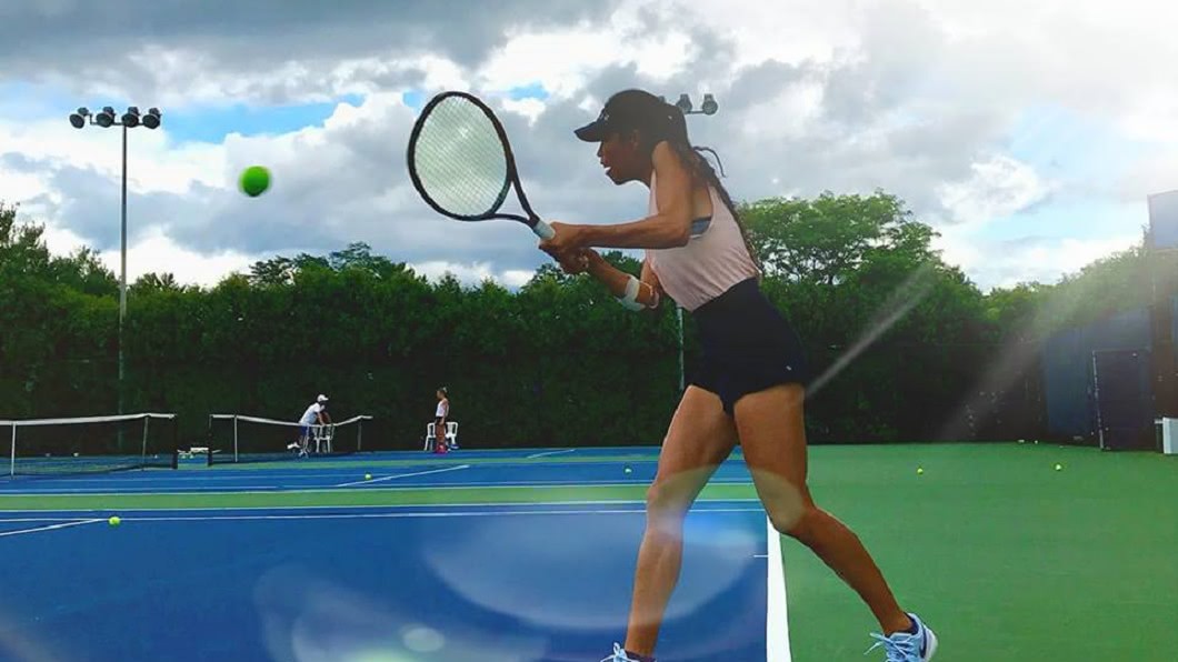 我國網球女將謝淑薇今晚將挑戰杜拜女網雙打2連霸。(圖／翻攝自Su-Wei Hsieh 夢遊寫真人謝淑薇臉書)