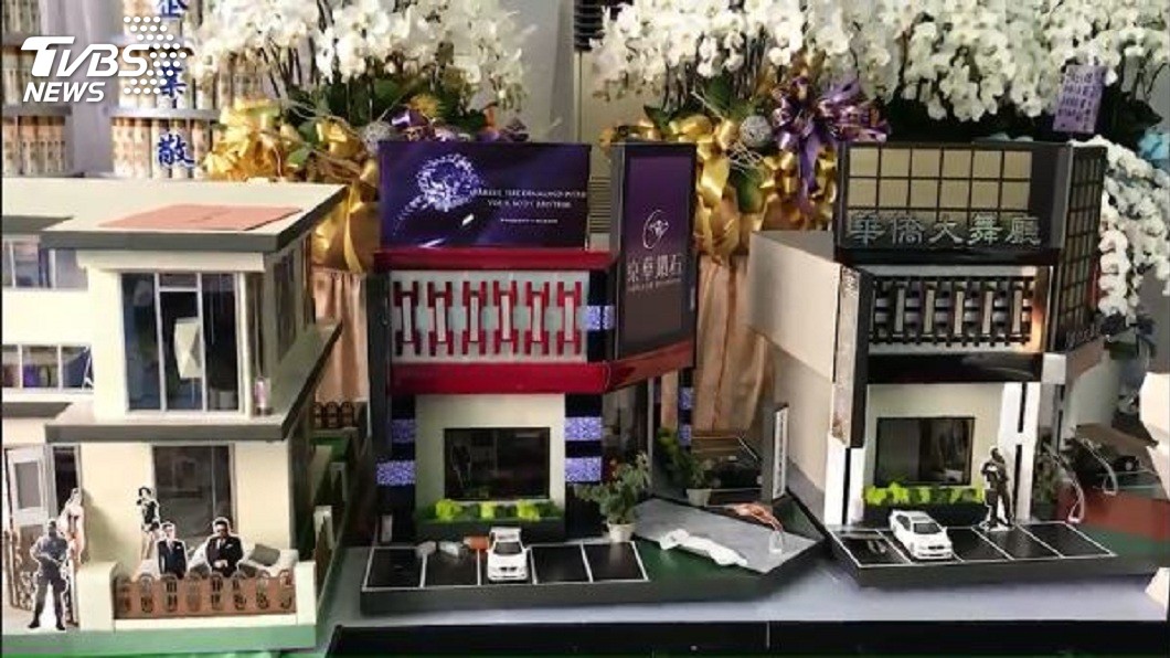 紙紮屋還包括舞廳和珠寶店。(圖/TVBS)