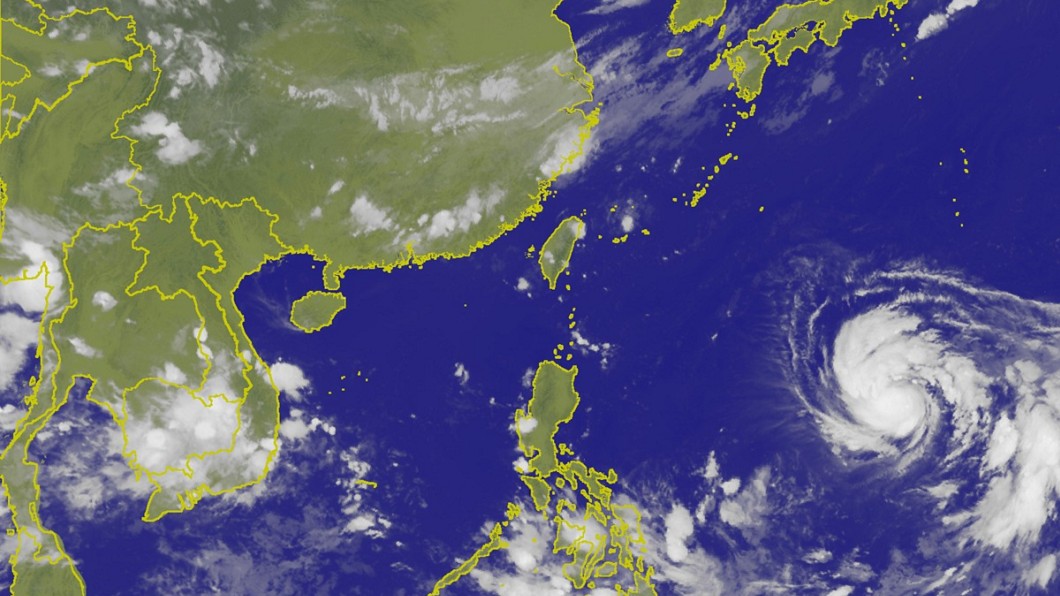 颱風示意圖。圖／TVBS 罕見！台東15年來首次至中秋節未見颱風