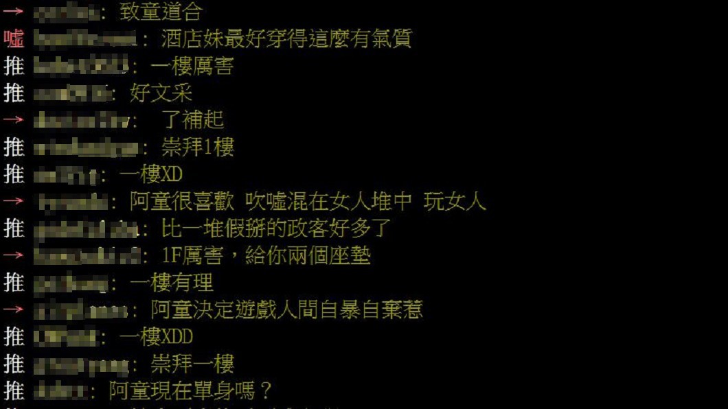 鄉民創新成語「致童道合」。圖/翻攝自PTT八卦版