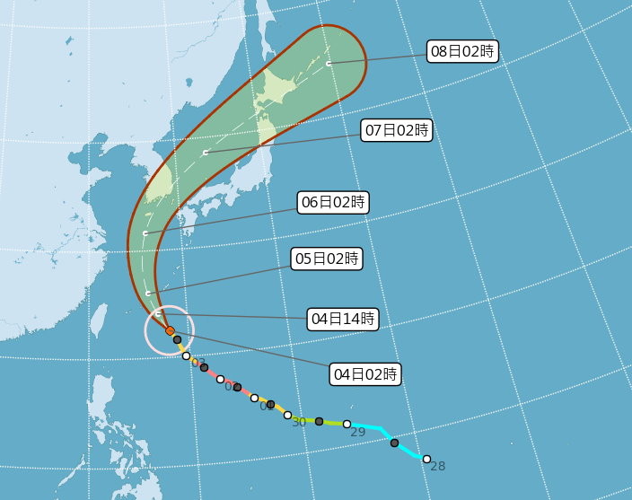 圖/翻攝自中央氣象局