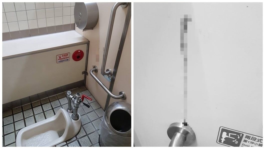 有女網友分享日前到捷運女廁時，發現了超噁心的一幕。(圖／翻攝自爆怨公社)