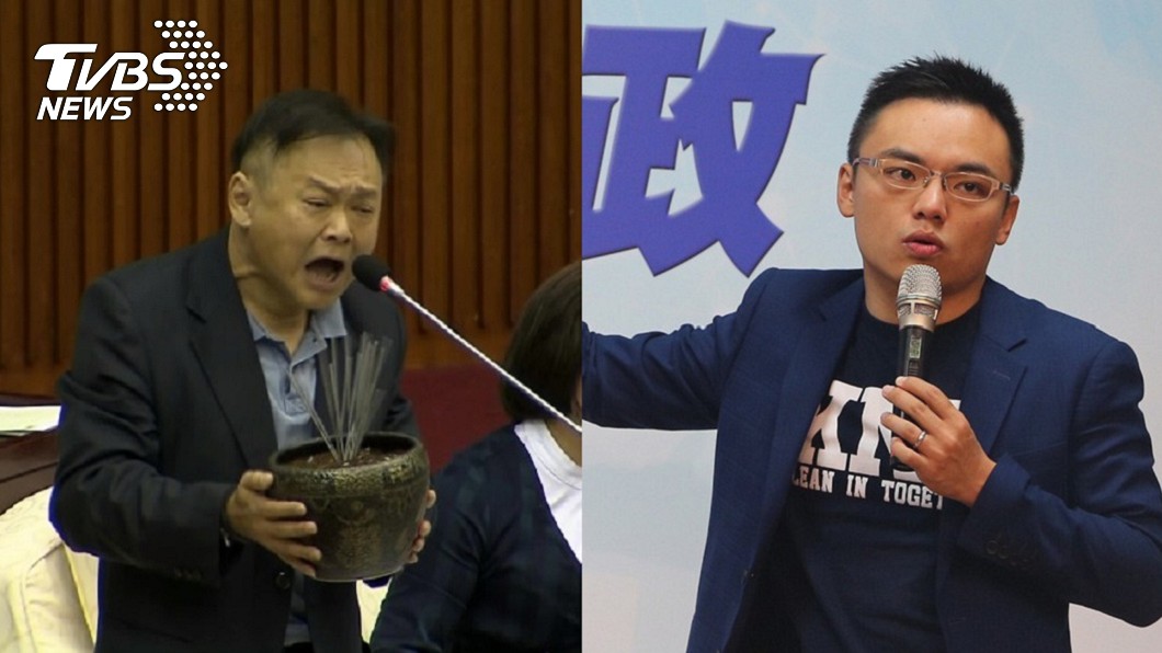左為民進黨台北市議員王世堅(圖／TVBS)，右為國民黨文傳會副主委洪孟楷(圖／中央社)。