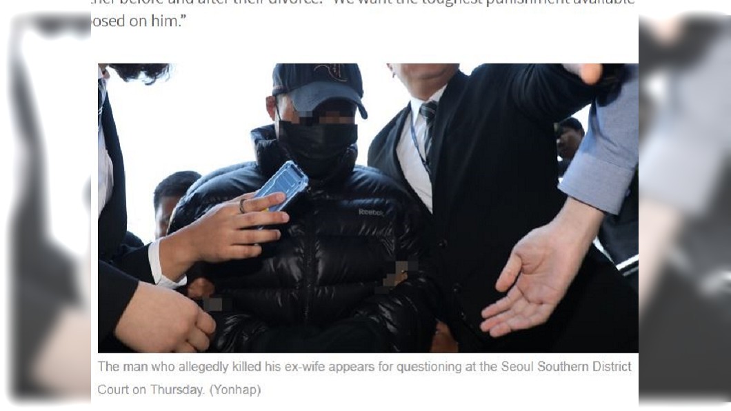 金姓男子對前妻家暴和威脅20年之久。圖／翻攝自The Korea Herald網站