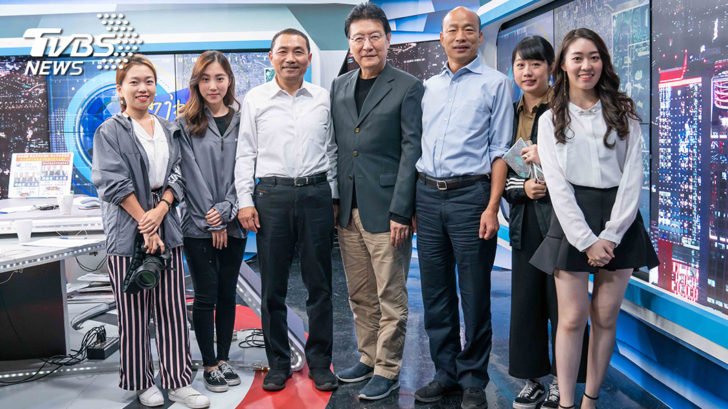 《少康戰情室》邀請韓國瑜及侯友宜雙方團隊小編上節目，分享選戰策略。圖／TVBS