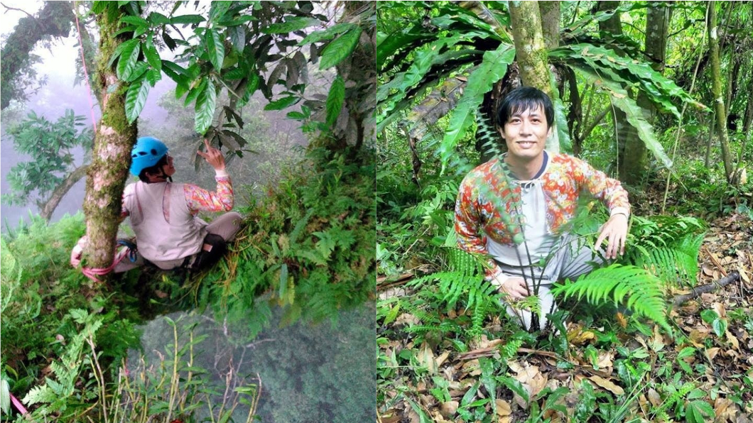 洪信介雖然只有國中畢業,但憑藉著他對植物的熱情,許多博士生都稱他為「介神」。圖/翻攝自洪信介臉書