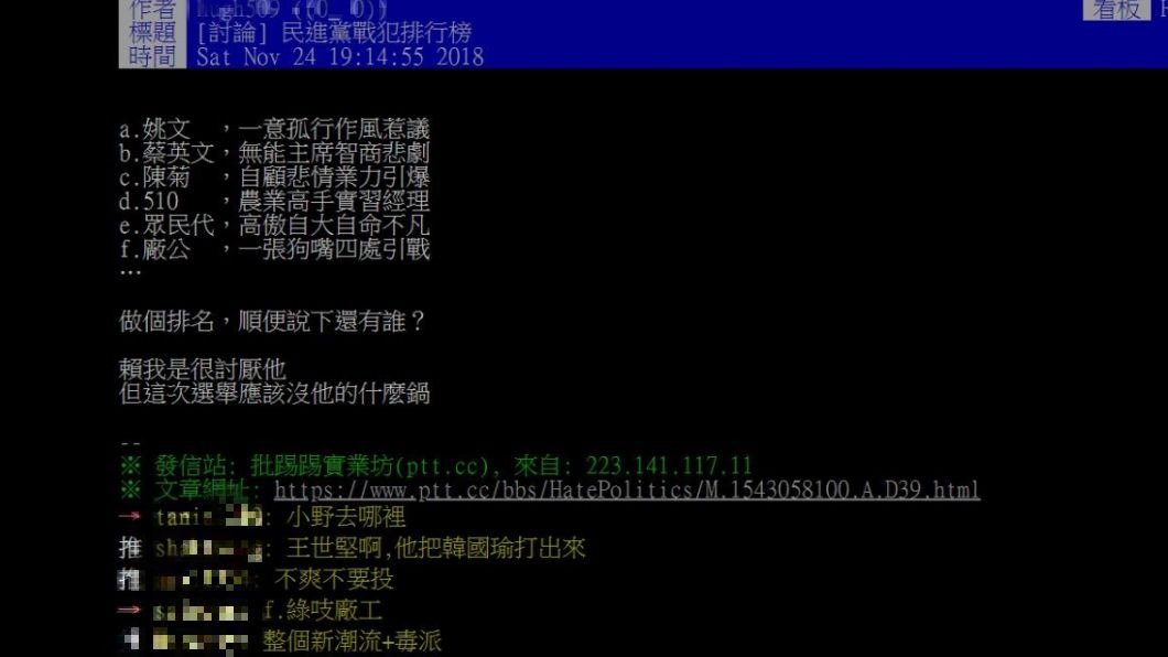 翻攝/PTT