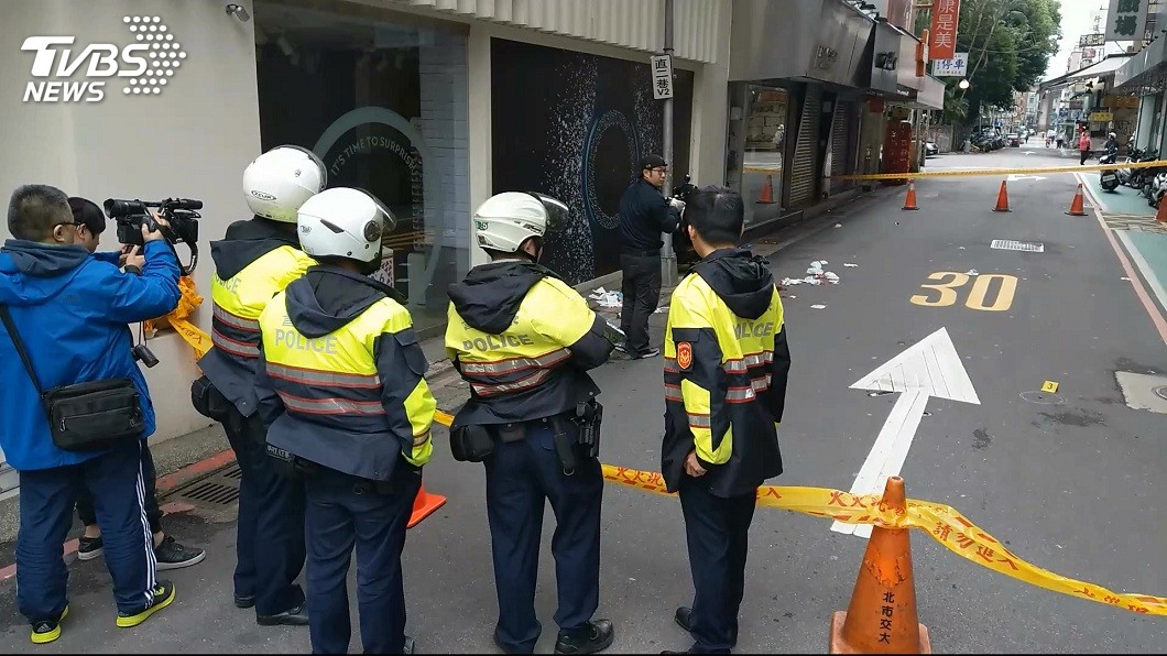 警方封鎖現場。(圖/TVBS)