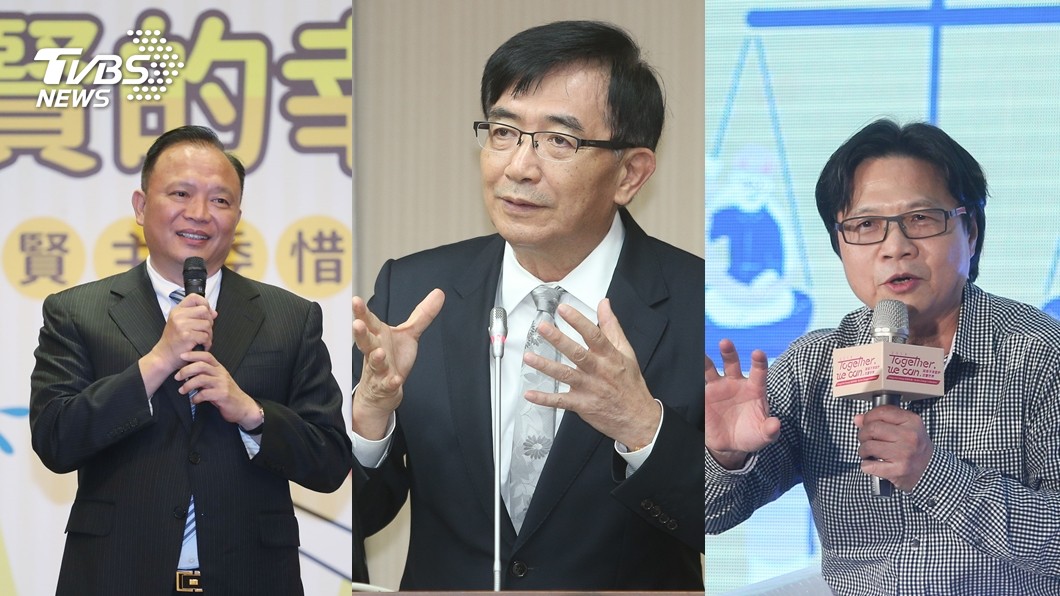 左起為農委會主委林聰賢、交通部長吳宏謀、教育部長葉俊。合成圖／中央社