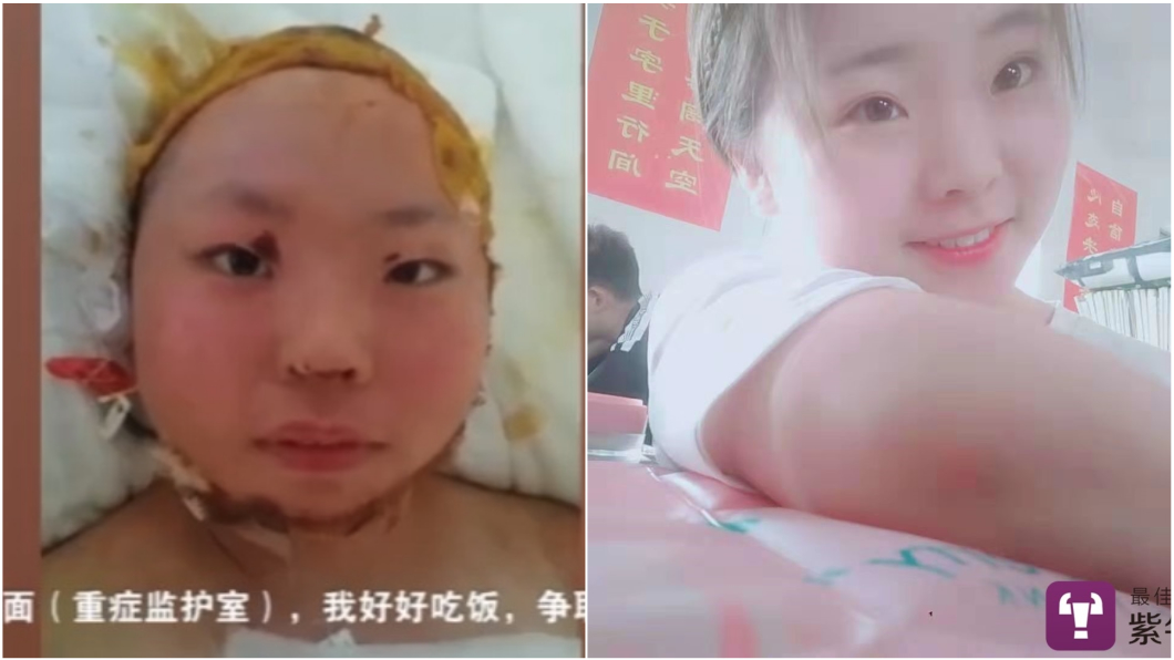 為了不讓父母擔心,懂事的李辰璽自拍影片,向大家報平安。圖/翻攝自《微博》