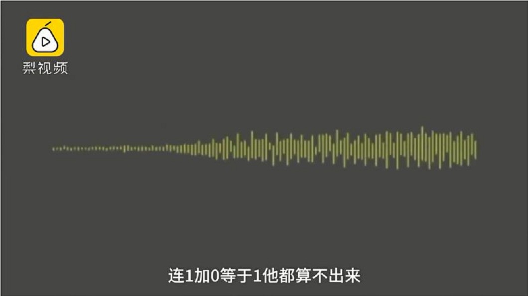 男童姑姑說,孩子竟然連1+0=1都答不出來。(圖/翻攝自梨視頻)