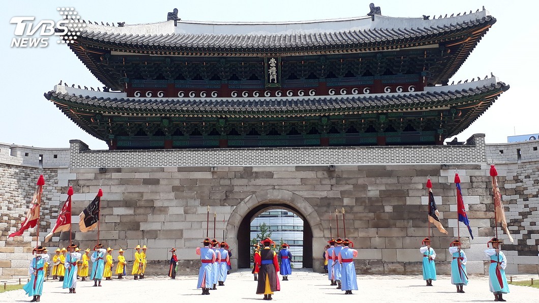 韓國歷史知名地標「崇禮門」。圖／中央社