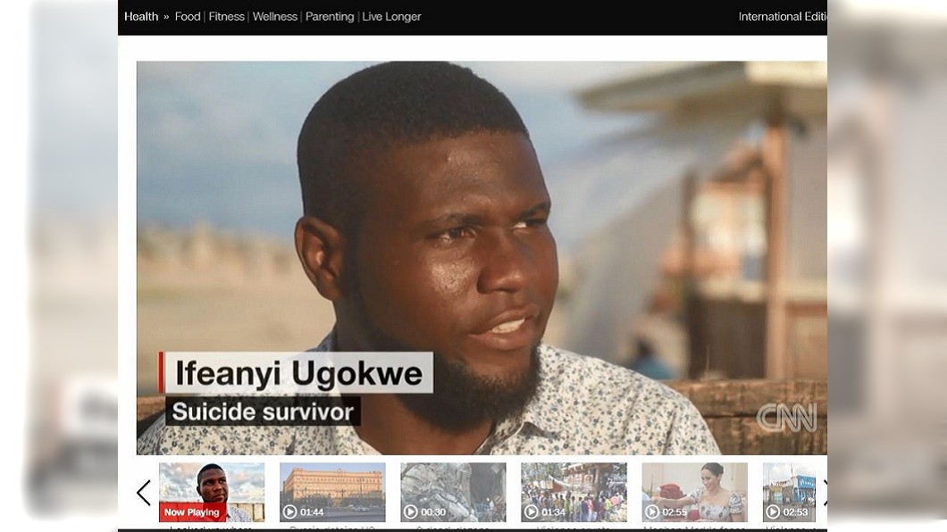 奈及利亞一名25歲的男子投湖輕生未果，被救起後反而吃牢飯。(圖／翻攝自CNN)