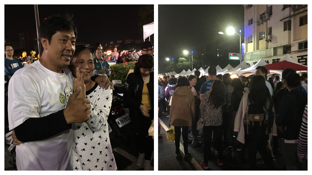 和韓市長比人氣!「以前我在六合夜市擺攤,有時月入才3萬;跟著韓國瑜三山造勢會擺攤,收入短短幾天就超過40萬!」原本挺綠的「杏仁哥」吳老闆,自從開始跟著韓國瑜競選場次和國瑜夜市擺攤,不僅茶全賣光還讓上百人排隊空等,民眾爭相排隊與他合照,儼然成了另一個超級網紅。 圖/TVBS
