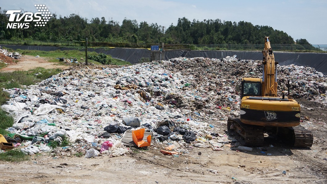 圖為金門縣新塘垃圾場。圖／中央社