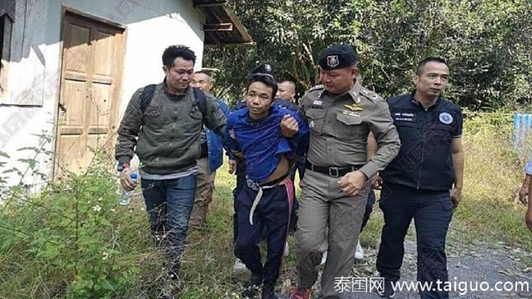 警方出動200名警力才將這名狠心逆子逮捕。(圖/翻攝自泰國網微博)