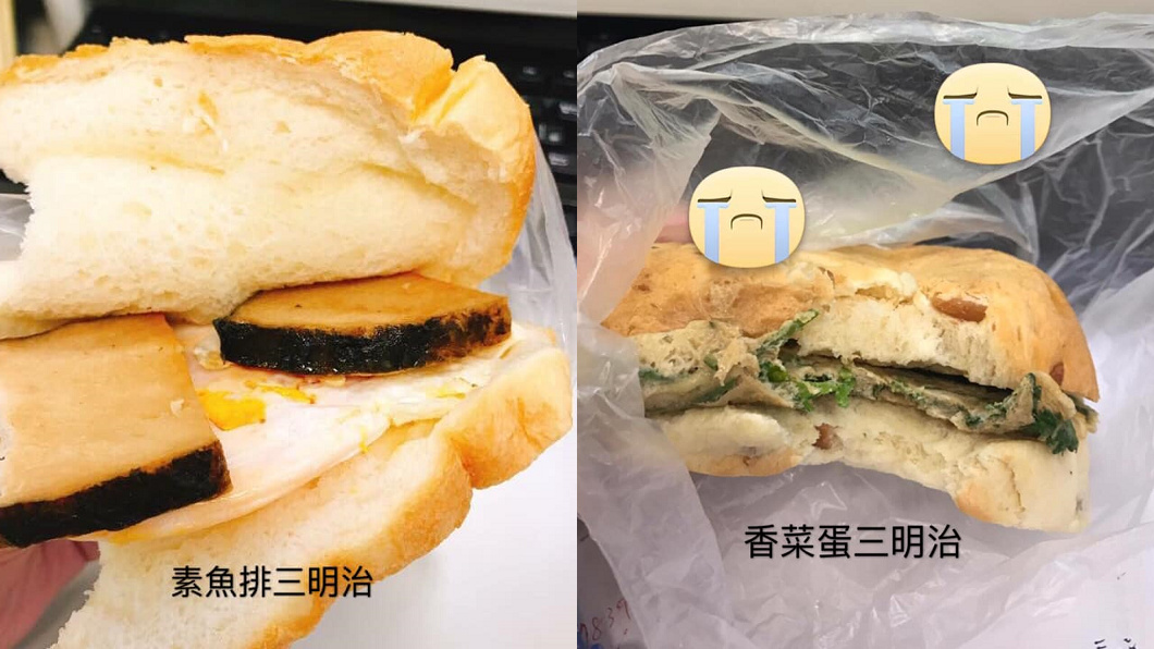 只要是冰箱的庫存,原PO媽媽都能製成早餐。圖/翻攝自爆廢公社臉書