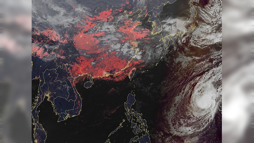 228連假頭尾受到東北季風或冷氣團影響。圖/中央氣象局