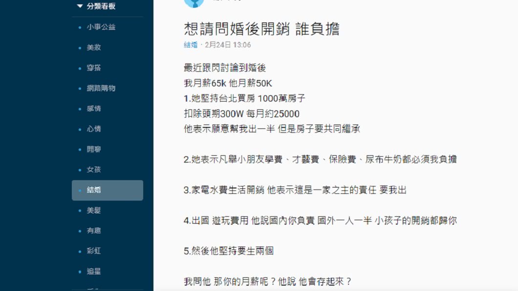 圖/翻攝Dcard