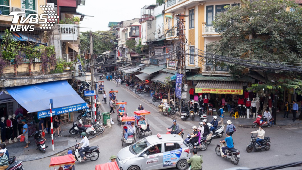 越南街景。示意圖／TVBS