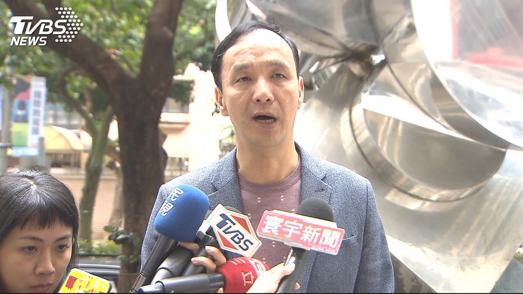前新北市長朱立倫是藍營最先表態要參與2020初選的黨內太陽之一。(圖/TVBS)