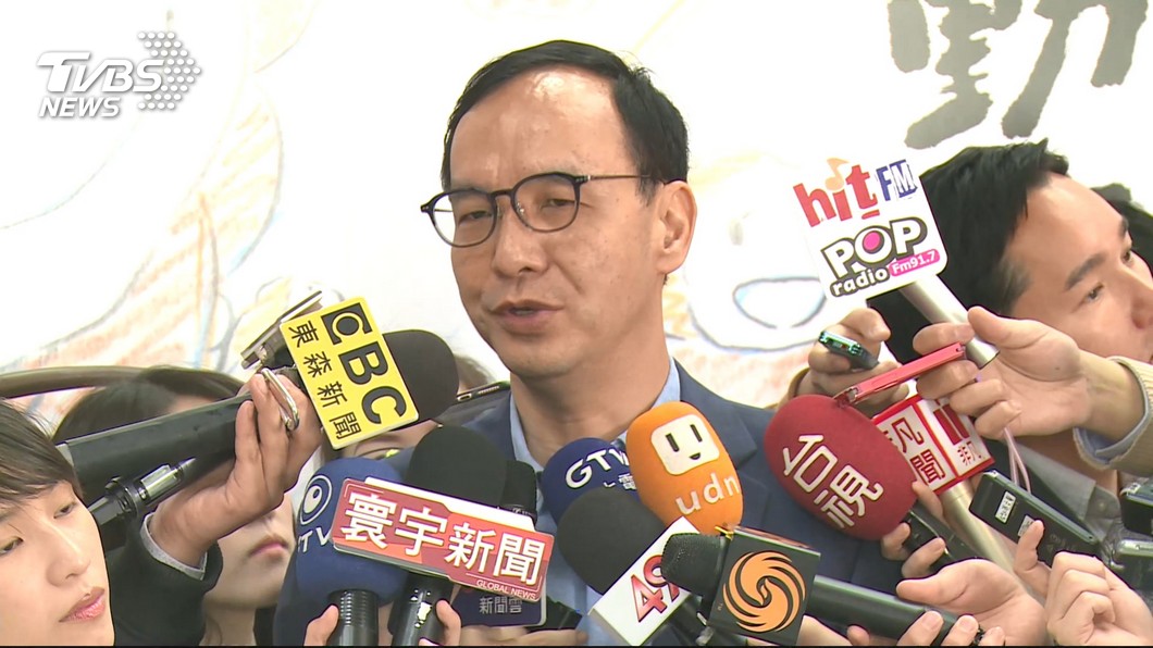 新北市前市長朱立倫指最難打的對手是蔡英文。圖／TVBS