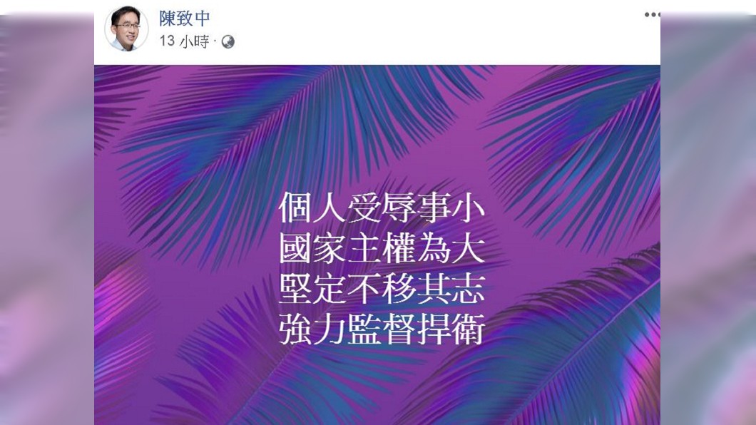 翻攝/陳致中臉書